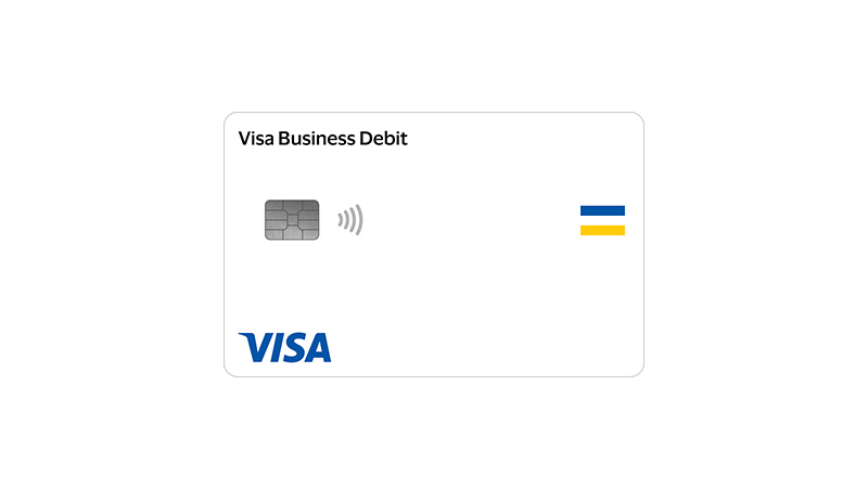 Visaビジネスデビットカードメージ
