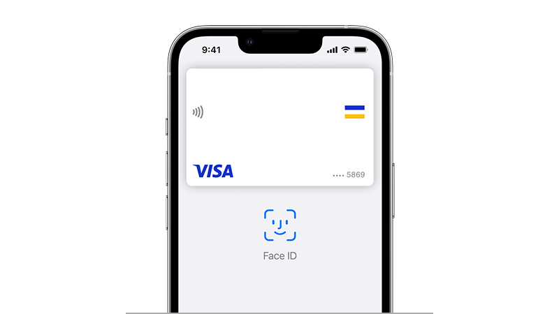 VisaをApple Payに設定